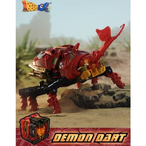 BeastBox Deformation Robots Transformation Animal Toy Cube Model Demon Dart Rhino Beetle Action Figure Jugetes For Gifts