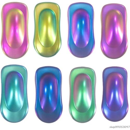 Free Shipping 10g Cham eleon Pigments Acrylic Paint Powder Coating Dye for Car Automotive Painting Decoration ju21 21 wholesales