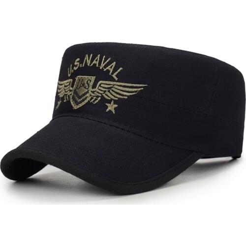 U.S.NAVAL Embroideried Baseball Cap for Men Army Camouflage Flat Caps Bone Trucker Hat Sport Outdoor Cadet Caps for Men Women