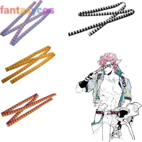 Joseph Joestar JoJos Bizarre Adventure Caesar Anthonio Zeppeli Headband Head Rope Kujo Jotaro Belt Headwear Gift Cosplay Prop