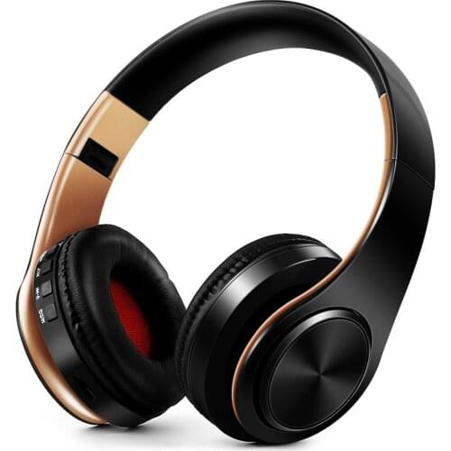 HIFI Stereo Earphones Bluetooth Headphone Music Headset FM and Support SD Card with Mic for Mobile XiaoMi Iphone Sumsamg Tablet