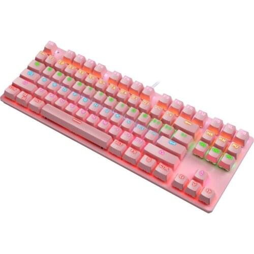 Keyboard Mechanical Keyboard Lol Wired Keyboard Luminous Keyboard USB Eat Chicken Keyboard