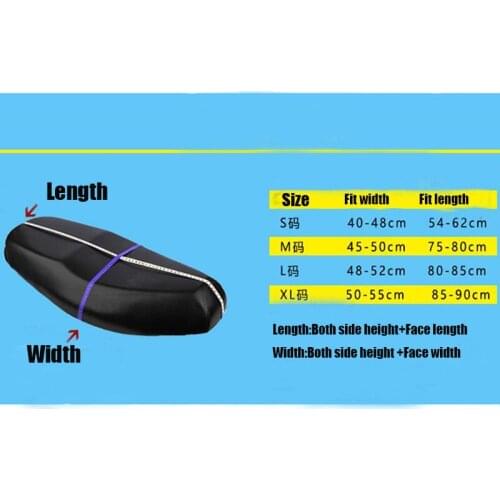 MOTOWOLF Motorcycle Scooter Sunscreen Seat Soft Cover 3D Sun Proof Prevent Scooter Sun Pad Heat Insulation Cushion Protect