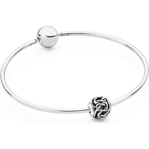 NEW 100% 925 Sterling Silver Classic FRIENDSHIP COLLECTION Charm in E Series Bracelet Set Original Jewelry Charming B800469