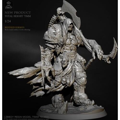 H75mm 1/24 Resin figure model kits DIY toy self-assembled TD-2602