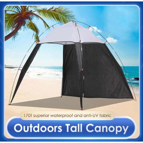 Camping Awning Tent Waterproof UV Canopy Tent Outdoors Tourist Tent Beach Shelter Sun Shade Tent For Fishing Camping Travel