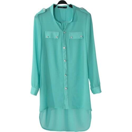 Pinnedk Long Blouses