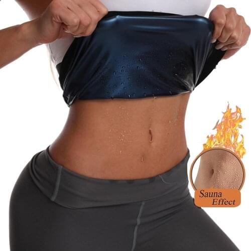Slimming Body Shaper Fat Burning Abdomen Belt Exercise Workout Aid Girdle Shapewear Shirt Sweat Women Fitness Body Shaper Vest