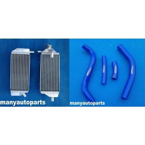 ALUMINUM ALLOY RADIATOR FOR YAMAHA YAMAHA YZ450F YZF450 YZ 450F 2014 2015 14 15 +BLUE HOSE