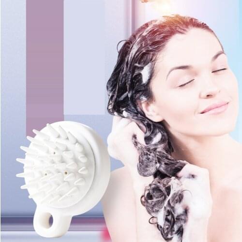 Detachable Shampoo Brush To Relieve Head Fatigue Scalp Massage Soft Silicone Shampoo Brush Shampoo Shampoo Brush