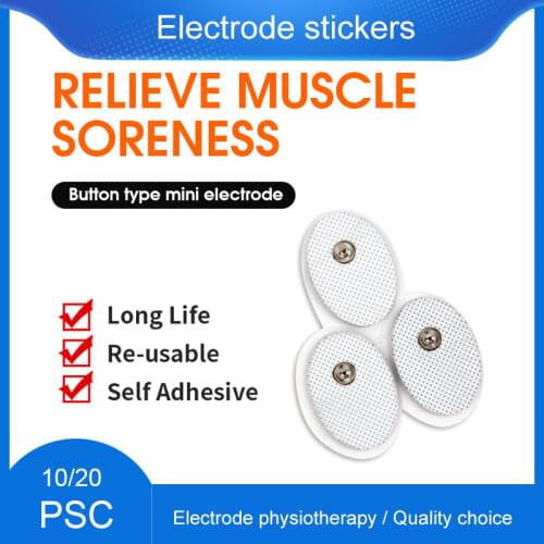 Mini Full Body Massagers Skin Stickers Stimulator Gel Electrode Pads for Tens Acupuncture Therapy Body Massager Physiotherapy