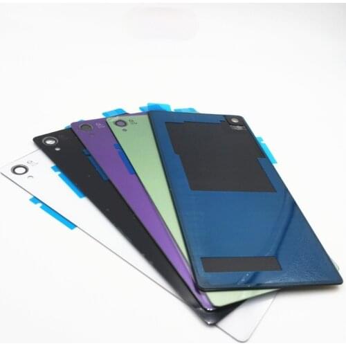 Glass Battery Door Housing Rear Cover For Sony Xperia Z3 L55T D6603 D6643 D6653 Replacement Back Door Case Cover