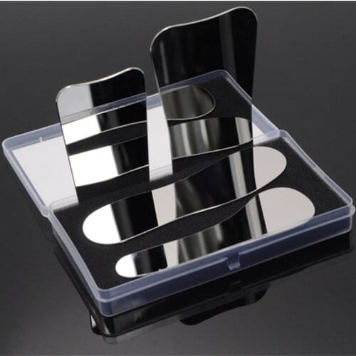 4Pcs/set Dental Orthodontic Oral Clinic Stainless Steel Reflector Mirror