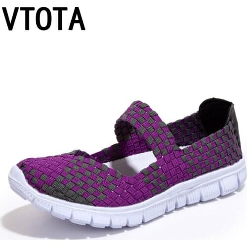 VTOTA Flat Shoes Women Platform Tenis Feminino Casual Shoes Comfortable Summer Shoes Zapatos Mujer Flats Laides Shoes G10