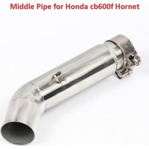 Motorcycle Exhaust System Slip on 51mm Connector Link Pipe for Honda CB600F Hornet Slip on Exhaust Pipe