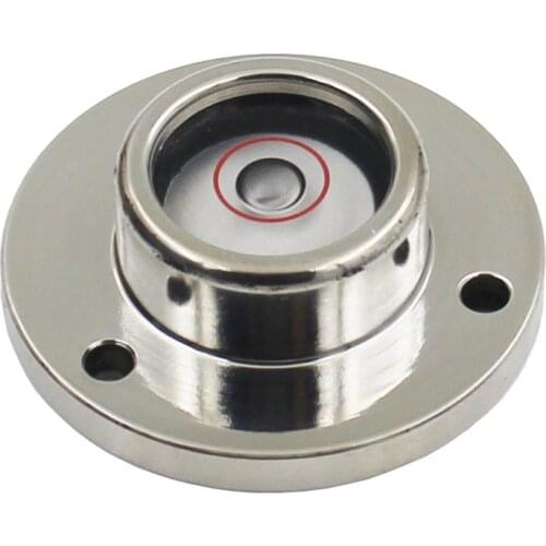 High Precision Mini Flange Level Bubble Spirit Level Measuring Instrument Diameter 35mm