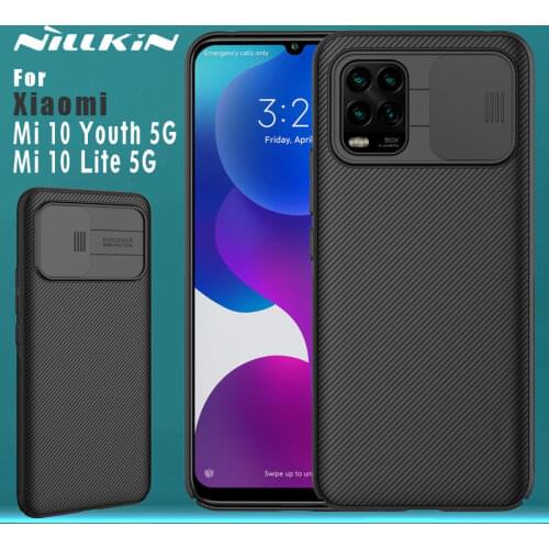 NILLKIN Camera Protection Case for Xiaomi Mi10 Mi 10 Youth 5G Mi 10 Lite 5G Back cover case CamShield cases coque