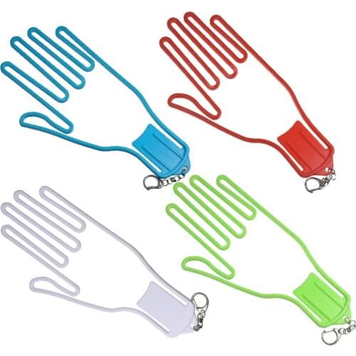 1PC Golf Gloves Holder Golf Gloves Stretcher Golfer Tool Gear Plastic Gloves Rack Dryer Hanger Stretcher with strap