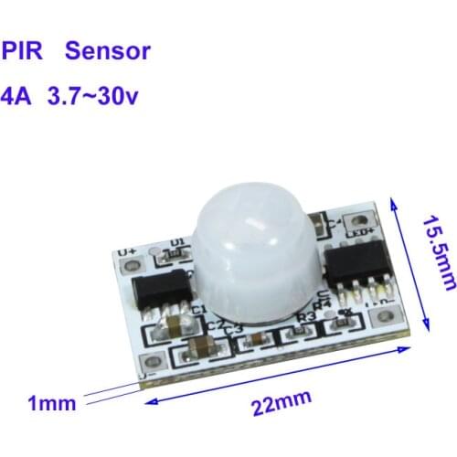 Pir Motion Sensor Switch 5V/12V/24V LED PIR Infrared Motion Sensor Detection Automatic Sensor Light Switch Used in aisle kitchen