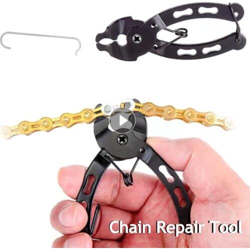Mini Bike Chain Plier Quick Link Plier Repair Tool Road Bicycle Cycling Chain Clamp Quick Link Button Mount Magic Buckle Tool