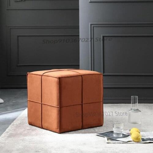 Italian Style Sofa Stool Light Luxury Designer Stool Sofa Sitting Pier Changing Shoe Stool Nordic Dressing And Makeup Stool