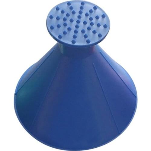 JOYLIVE Car Window Glass Cleaning Rain Gear Accessories Ice Scraper Shaped Funnel Snow Remover Deicer Cone Deicing Tool