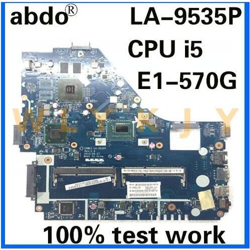 Z5WE1 LA-9535P for ACER E1-570G E1-570 Notebook Motherboard CPU i5 3337U GT740M DDR3 100% Test Work