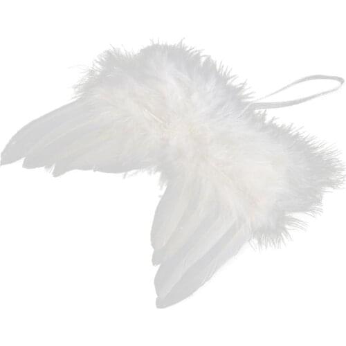 Newborn Baby Boy Girl White Angel Photo Props Cute Photography Accessories Ornaments Q1FE