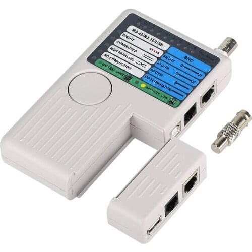 New Remote RJ11 RJ45 USB BNC LAN Network Cable Tester for UTP STP LAN Cables Tracker Detector Top Quality Tool