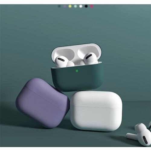 Original Case For Apple Airpods1/2 Wireless Bluetooth Earphone cover Candy Color Box Soft silicone Cute Covers Air Pod Pro cases