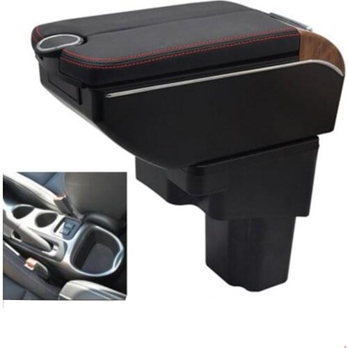 For Infiniti ESQ armrest box juke armres box Double doors open 7USB Centre Console Storage Box Arm Rest