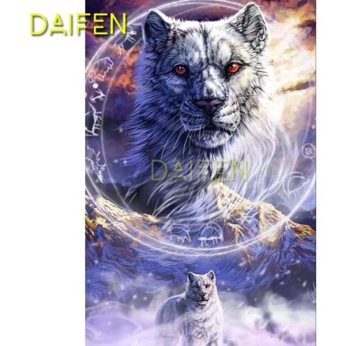 Full Round Diamond mosaic wolf Full Square Diamond embroidery dog 5D DIY Diamond painting Cross stitch king of the wolf