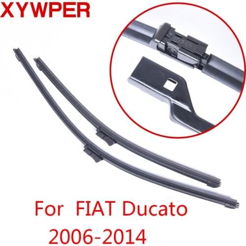 XYWPER Wiper Blades for Fiat Ducato 2006 2007 2008 2009 2010 2011 2012-2014 Car Accessories Soft Rubber Car Windshield Wipers
