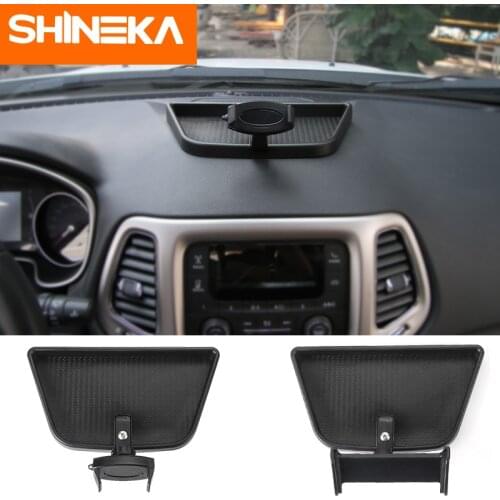 SHINEKA Car Interior Accessories For Jeep Compass 2017+ Phone Holder for ipad Stand Fit for Jeep Compass 2017 Accessories