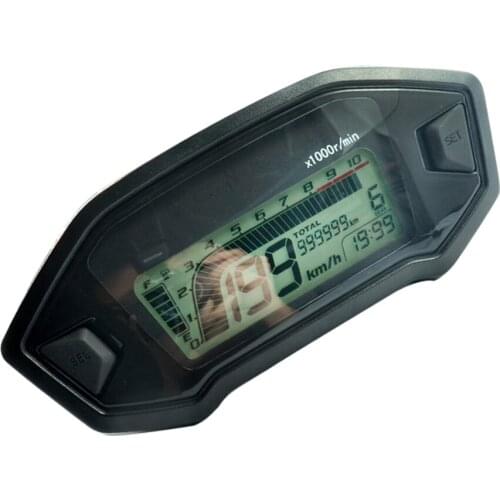 Speedometer LCD Digital Display Odometer Mesurement Motorcycle Part