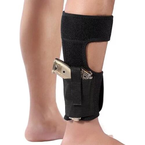 Tactical Concealed Ankle Gun Holster Universal Pistol Gun Holsters Universal Left/Right Hand Leg Gun Holster Fits Glock 17 19 26