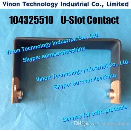 U-Slot Contact Charmilles 104325510 for ROBOFIL 240,440. edm spare parts 432.551.0 Bracketare 104.325.510