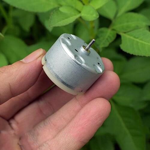 Mini 500TB Motor Carbon Brush Motor DC 6V-12V 4300RPM Long Life DIY Aerosol Dispenser Policelight Alarm Humidifier Air Freshener