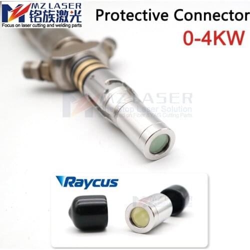 Raycus 0-4KW Output Connector Protective Lens Group Crystal window assembly for Raycus fiber laser Source QBH head