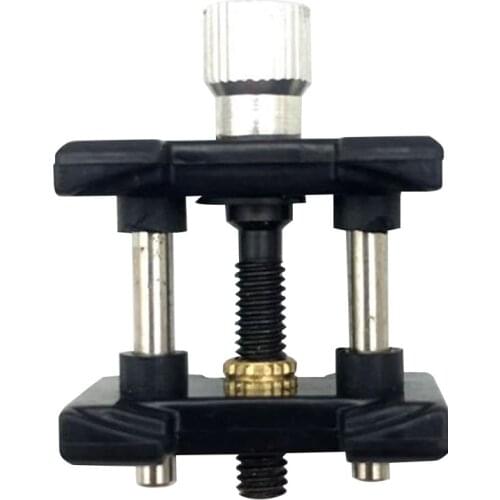 2pcs/set Clamp Repair Tool Mini 2 In 1 Adjustable Jaw Portable Watchmaker Aluminium Alloy Watch Movement Holder Fixed Base
