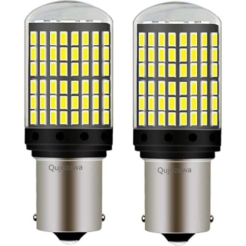 2pcs 1156 BA15S P21W 7506 2000Lm Super Bright LED Canbus No Error Car Brake Bulbs Auto Backup Reverse Lamp Daytime Running Light