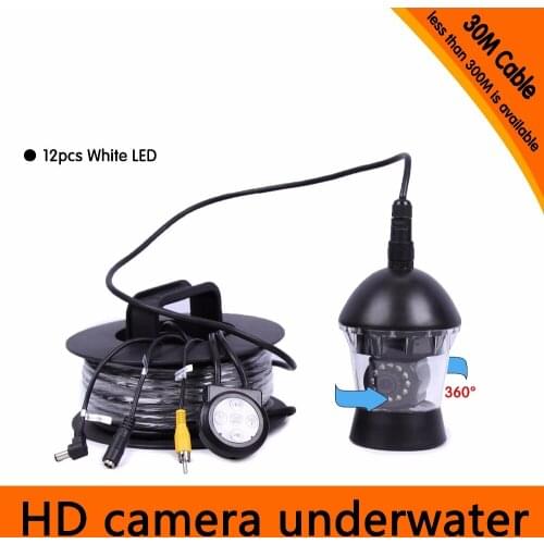 700tvl 30M 360 degree rotative camera Unterwater Fishing Camera CR006C-30M
