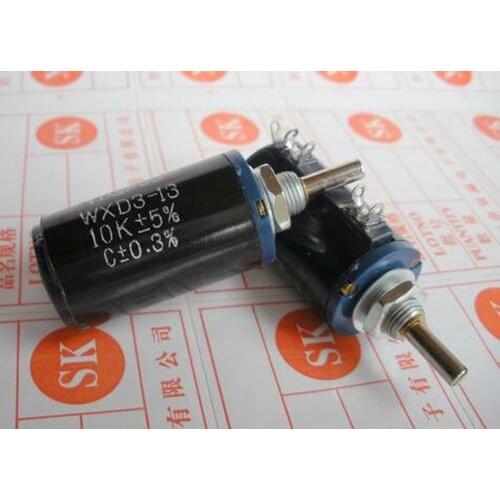 Free Shipping!! 5pcs WXD3-13 / 2W / 10K Precision Industry / multi-turn wirewound potentiometers /Electronic Component