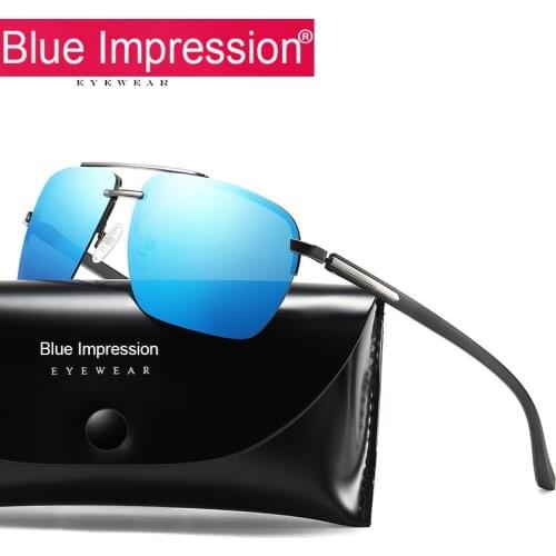 Blue Impression Mens Sunglasses