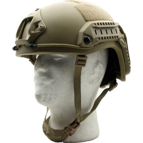 FAST MARITIME PE three-level bulletproof helmet NIJ IIIA level 3 over-detection wolf brown
