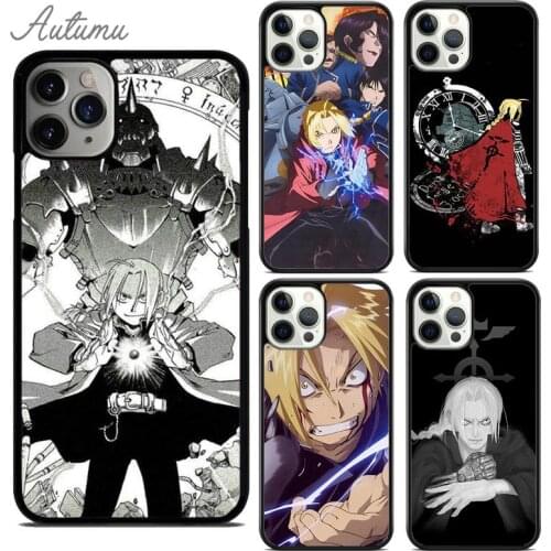 Fullmetal Alchemist Edward Elric Phone Case for iPhone 11 12 Pro Max mini X XR XS SE 2020 5 6S 7 8 Plus Samsung S8 S9 S10 Cover