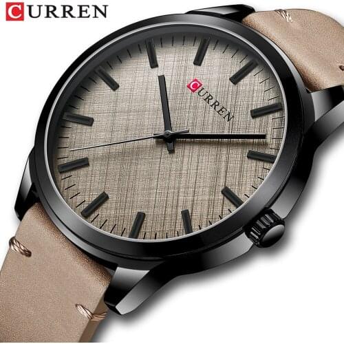 2020 New CURREN Watch Men Top Brand Luxury Fashion Casual Leather Wristwatch Sports Waterproof Quartz mens watch Male Clock