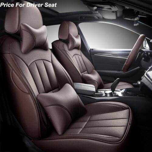 Leather black car seat cover For ford focus 2 1 3 mk3 mondeo mk4 fiesta mk7 kuga fusion ranger explorer 5 edge figo accessories