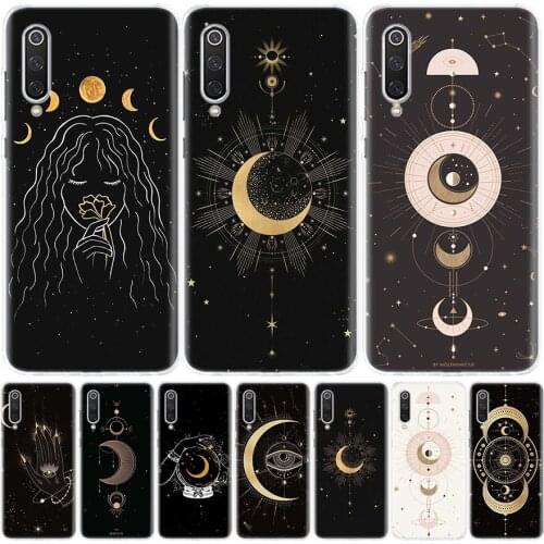 Moon Mystery Totem Witche Silicon Phone Case For Xiaomi Redmi Note 10 9 8 9S 8T 7 6 5 6A 7A 8A 9A 9C Pro Customized Cover Coque