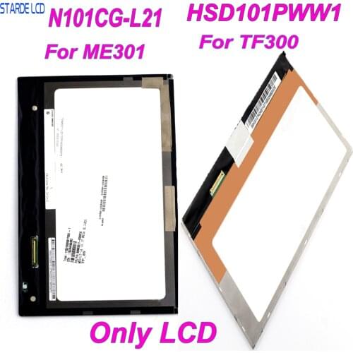 HSD101PWW1 N101ICG-L21 LCD Display for Asus Transformer TF300T TF300TL TF300 ME301 ME301T LCD Display Tablet Screen Sparepart